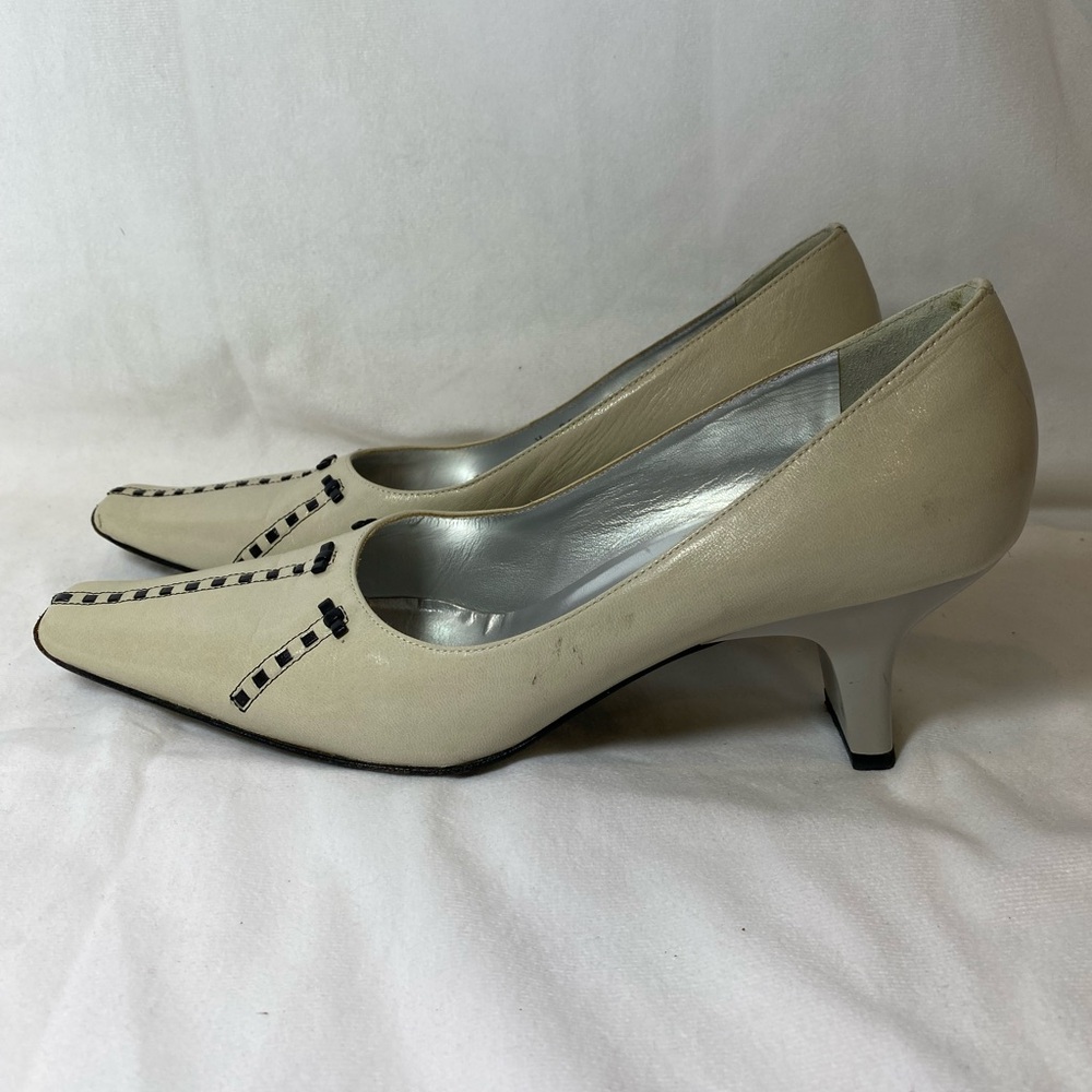 Patrick Cox grey leather Heels